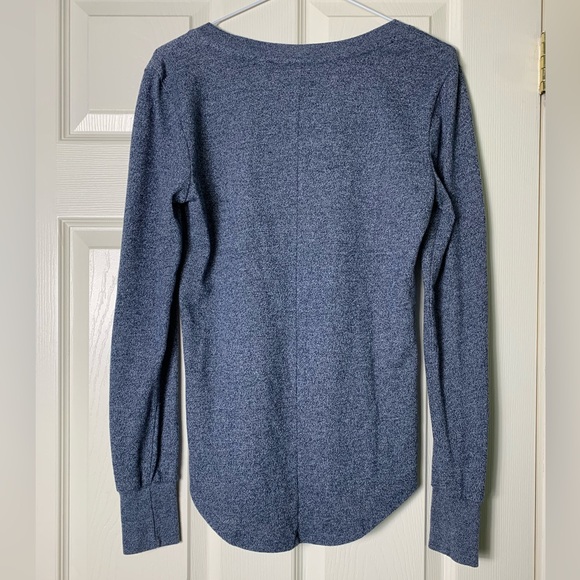 Roots | Blue Heather Long Sleeve Top - Small - Picture 4 of 6